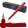 Lamy Engraved Fountain Pen Safari red Great gift for School