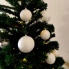 DARO DEKO Christmas Baubles with Glitter Diameter 8 cm Pack