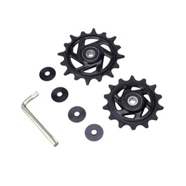 NELboNs Bike Rear Derailleur Pulley Assembly Compatible with S RAM AXS X7/X9/X0/XX 9/10 Speed Series MTB Bicycle 14-Tooth/16-Tooth Pulley Kit Replacement Wheel Pulley Set