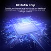 Jeanoko USB Serial Port Adapter, CH341A Chip Extension, USB Converter