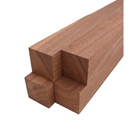 Barrington Hardwoods Black Walnut Lumber Turning Squares - 2" x 2" (4 Pieces) (2" x 2" x 6")