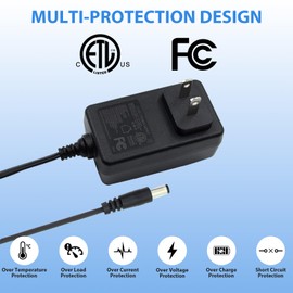 12V 1A ETL Certified Battery Charger for Ride On Toys 12V Charger for Kids Ride On Car, DC Jack 5.5mm x 2.1mm