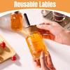 Baalaka 2 Pack Glass Coffee Syrup Dispenser Bottles Set, 7