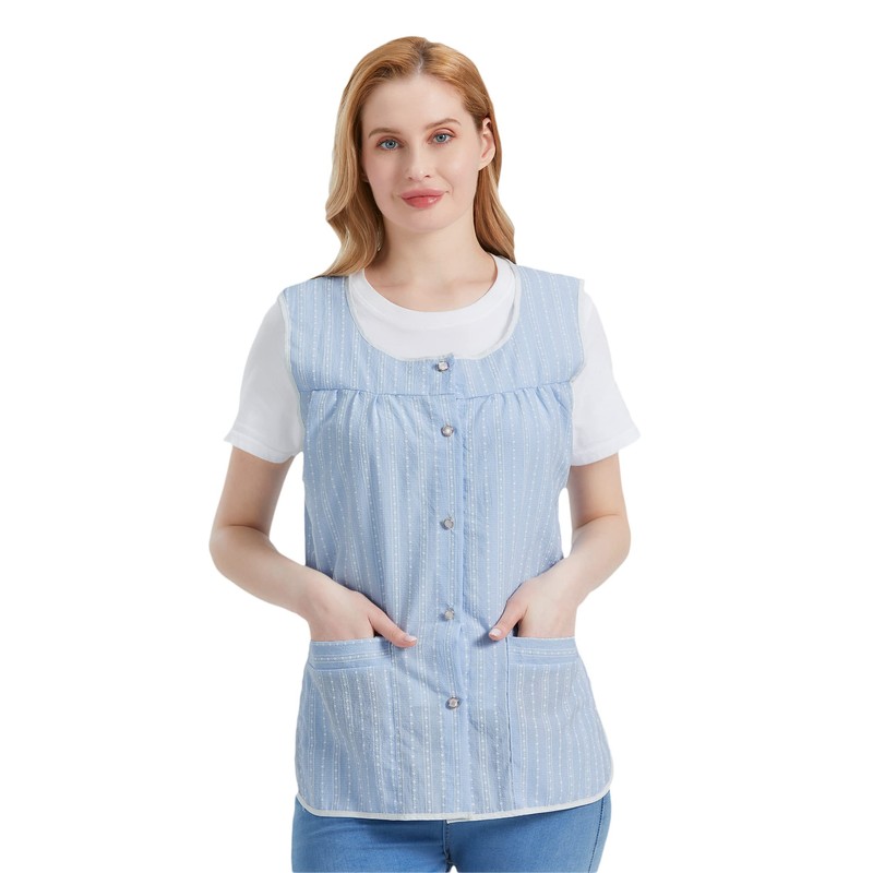 Nanxson Apron Kitchen Apron Cleaning Housework Hospital Work Uniform Work