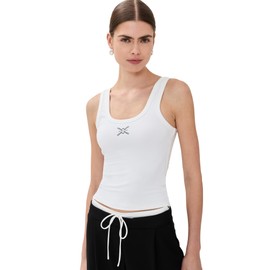 Lioness Women's Logo Tank, Ivory, XL