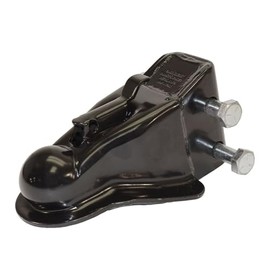 RIGID HITCH INCORPORATED 2" Adjustable Coupler, 8K Capacity (RHI-0009), Channel Mount, Black