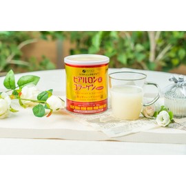 FINE JAPAN Collagen Peptides. Hyaluronic & Collagen + Ubiquinol. Marine Collagen Powder with Elastin. Non-GMO. Supports Skin, Hair, Joints and Bones. (196g/6.9oz for 28 Days)