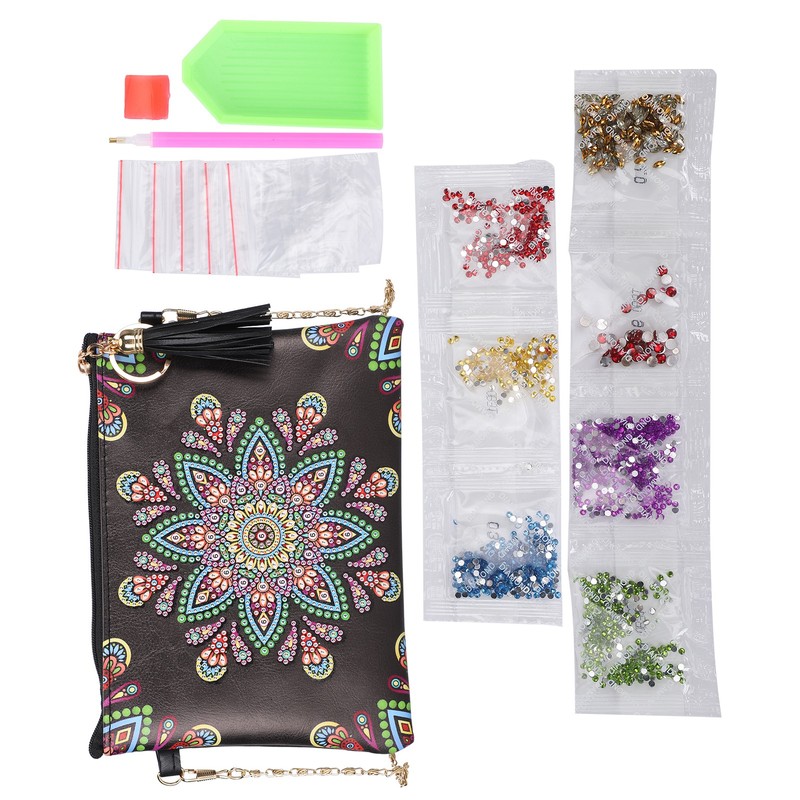 DIY Diamond Painting Purse 5D Women's Coin Wallet Cosmetic Storage