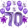 70th Birthday Balloons Decorations 40 Inch Large Number 70 Birthday