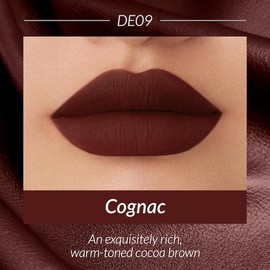 Kaleidos Cloud Lab Lip Clay | Velvety Matte, Lightweight & Long-Lasting, Rich & Buildable Color, Rave Makeup, Festival Makeup, Cosmetic Gift, Lipstick:_Cognac