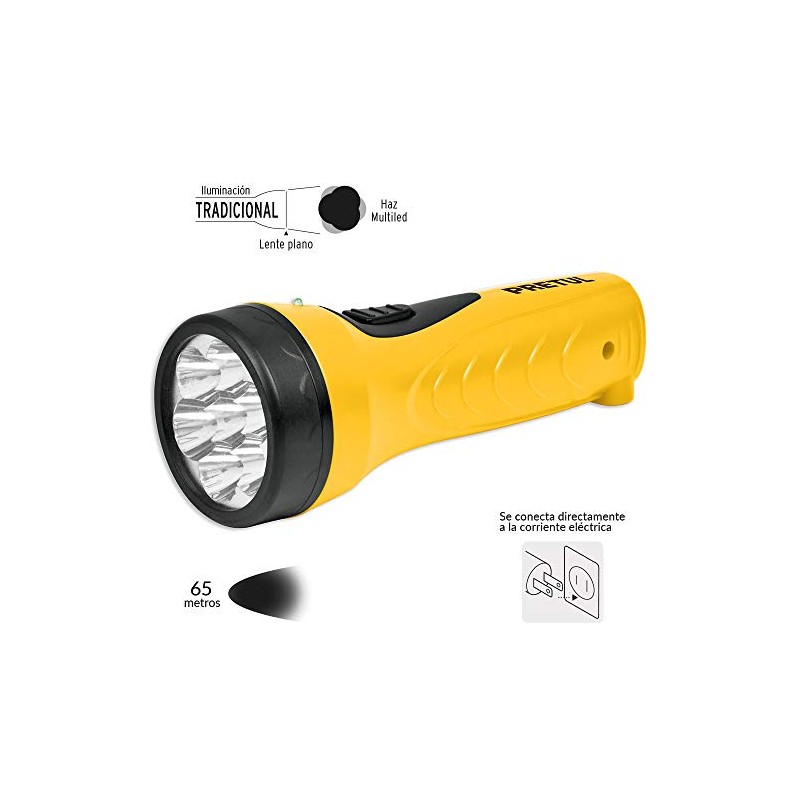 LED rechargeable flashlight, 30 lumens, Pretul