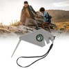 2PCS 6 in 1 Outdoor Knife Sharpener with Compass Survival