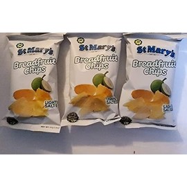 St Mary's Breadfruit chips lightly salted (pack of 3)