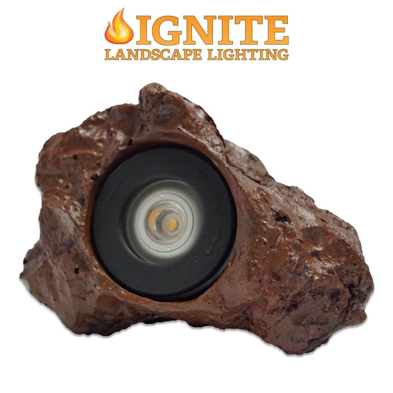 Ignite Landscape Lighting 1.5-Watt Rock Light for Landscape Lighting, Ponds,