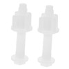 Vaguelly 2pcs Toilet Seat Screws Replacement Kit for Old Fashioned