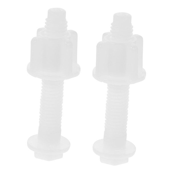Vaguelly 2pcs Toilet Seat Screws Replacement Kit for Old Fashioned