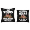 Worm Composting Bin Vermicomposting Bin Composter Worm Farm Throw Pillow