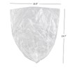 Sosody 1.2 Gallon Transparent Bin Liners, Bin Bags, Small Trash