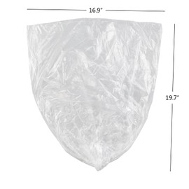 Sosody 1.2 Gallon Transparent Bin Liners, Bin Bags, Small Trash Bags, 150 Counts/6 Rolls