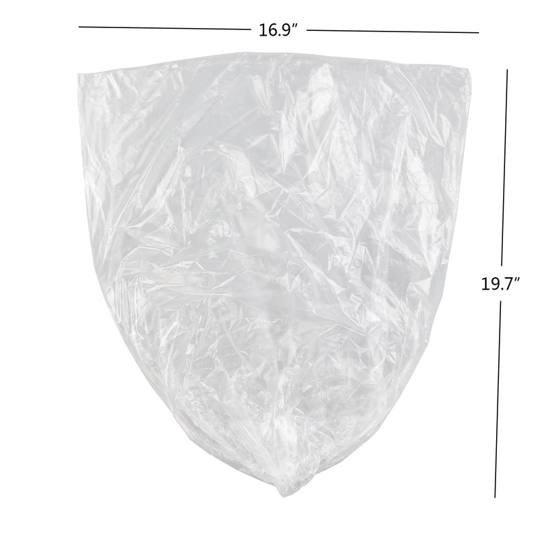 Sosody 1.2 Gallon Transparent Bin Liners, Bin Bags, Small Trash