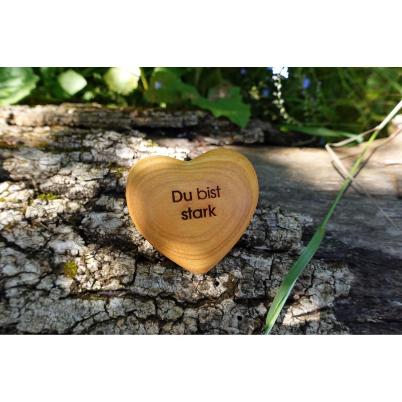 Thankgoods Sag´s with Heart Worry Stone Du bist Stark!