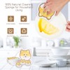 Vilphel Smile Dog Compressed Cellulose Kitchen Sponges 3 Counts Reusable