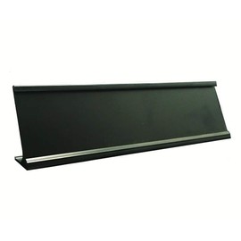 Desktop Office Nameplate Holder (Single, 10" x 2")