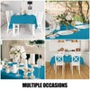 smiry Table Cloth Wipe Clean Rectangular 130x160 cm, Wipeable Water