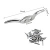 Meprotal 10pcs Blinds Cord Cleats, Metal Blind Cord Safety Rope
