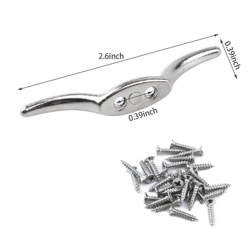 Meprotal 10pcs Blinds Cord Cleats, Metal Blind Cord Safety Rope
