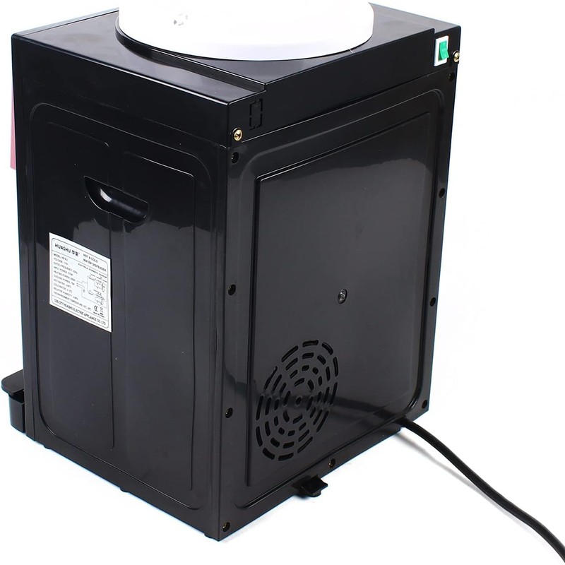 Top Loading Water Cooler Dispenser, Desktop Electric Hot and Cold
