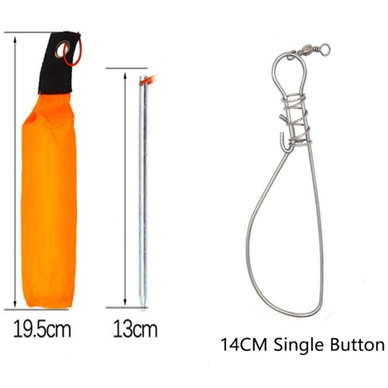 Joyeee Fish Stringer Clip, Steel Fish Stringer Heavy Duty with