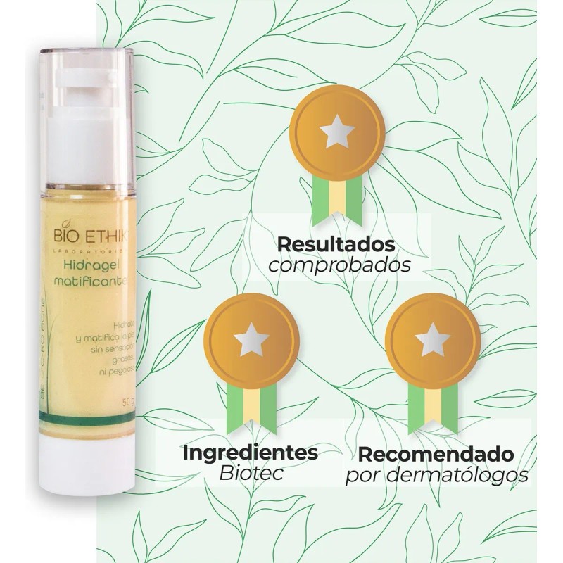 Bioethik Crema Facial Matificante Hidratante Control Brillo