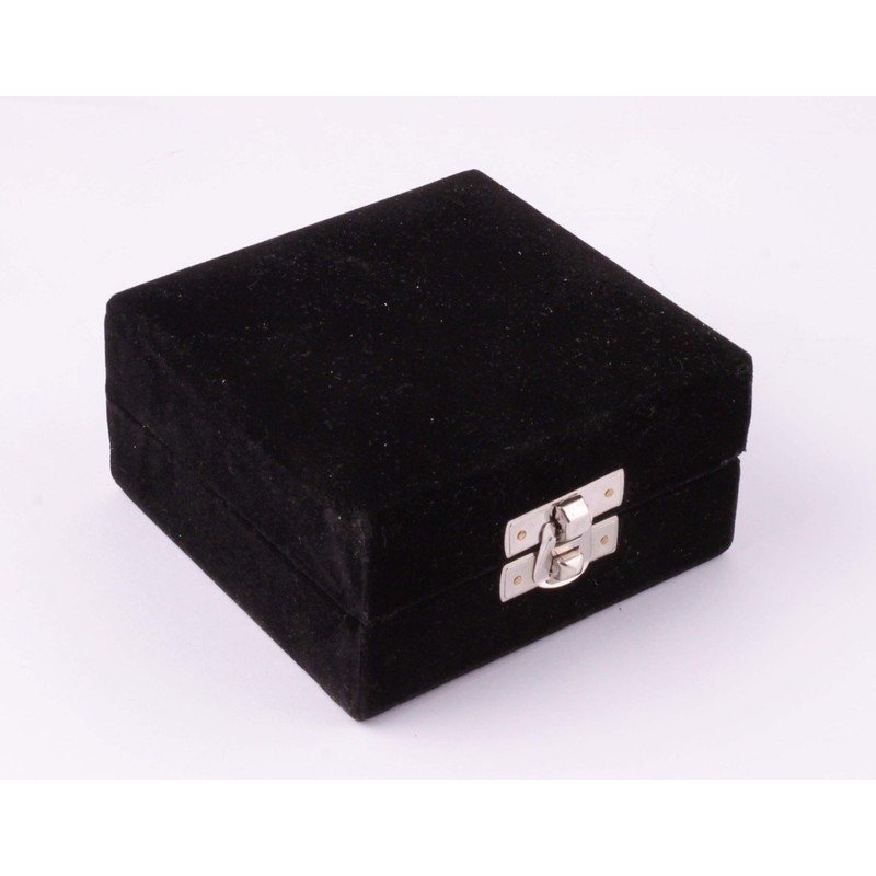 Grey Heart Shaped Small Urn for Ashes with Box and