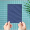 ALIBBON Diagonal Stripe Plastic Embossing Folders for Card Making, Stripe