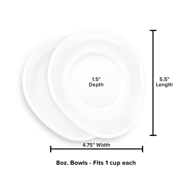 WeatherTech Extra Pair of Bowls - 8 oz, BPA-free Plastic