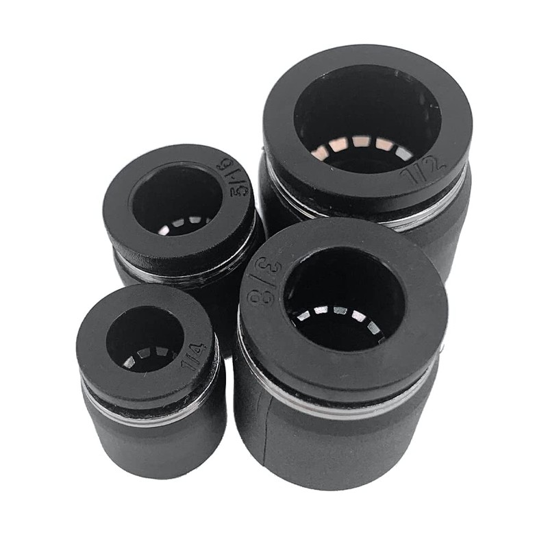 20PCS Pneumatic Cap Style Plug Fitting, Push-to-Connect Fitting Plug for