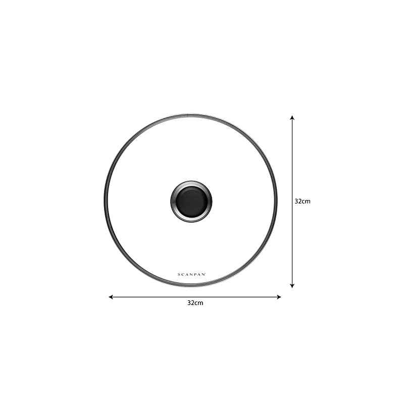 Scanpan Classic 12-1/2-Inch Glass Cover