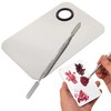 1pcs Makeup Mixing Palette,Makeup Spatula&Makeup Palette,Foundation Mixing Palette,Professional Cosmetic Makeup