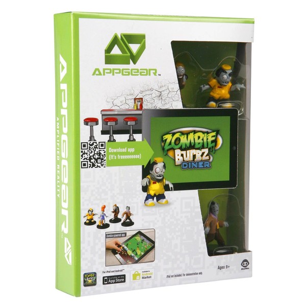 WowWee W0124 AppGear ZombieBurbz Diner Edition Mobile Application Game for