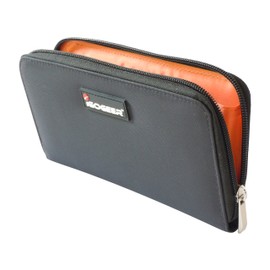 Women Wallet W05 Women Travel Clutch Passport Wallet Black with Rfid Blocking by IGOGEER