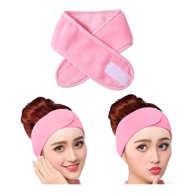 Facial Spa Diadema Maquillaje Cinta Mágica Cabello 6 Pza F