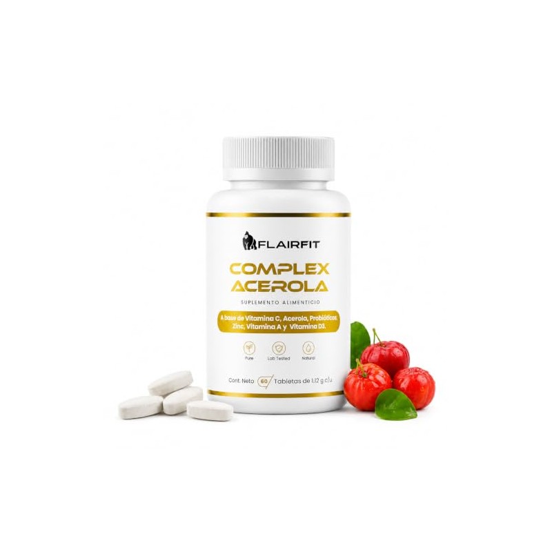 Complex Acerola – 60 Tabletas Masticables | 1 Tableta al