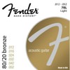 Fender Extremo de bola de bronce 70L 80/20 12-52, cuerdas