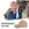 Ipetboom Breathable Sun Hat with High Ponytail Lightweight Quick Dry