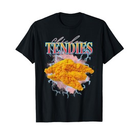 Chicken Tendies Heavy Metal World Tour Hardcore Music T-Shirt