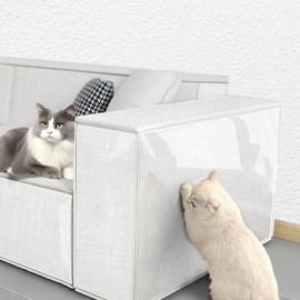 12-Pack Anti-Cat Scratching Tape - Heavy Duty Protective Furniture Guard with Adhesive Strip - Durable, Removable, and Safe for Pets and Home Decorations