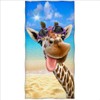 Zomer Beach Towel 70 x 140 cm, Printed Microfibre Bath