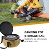Camping Pot Storage Bag Travel Portable Dustproof Cast Iron Pan