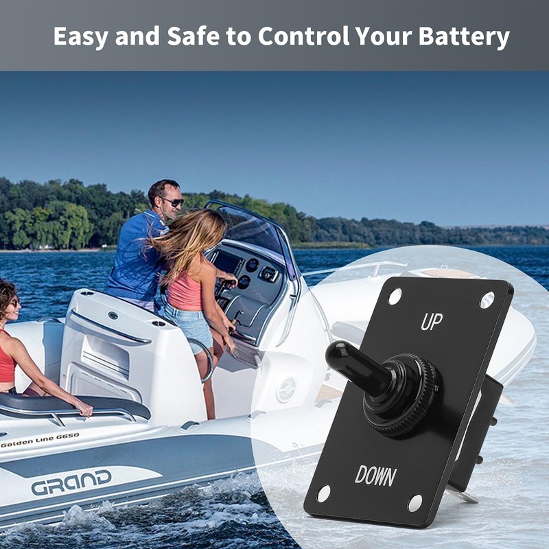Boat Trim Switch, Briidea Marine Toggle Up Down Switch 12V
